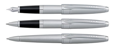 Ручка-роллер Cross Cross Apogee, Brushed Chrome CT (AT0125-18)