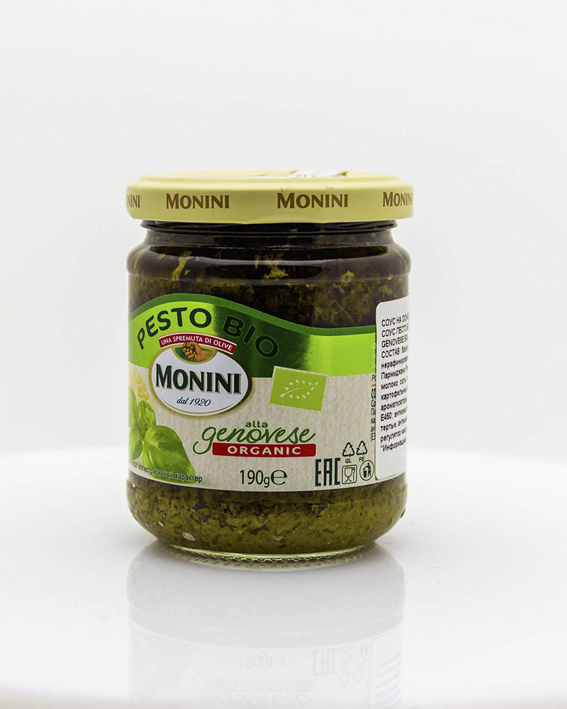 Соус Песто Monini БИО Без Чеснока 190 гр.