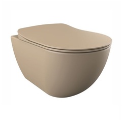 Creavit Free FE320-11CM00E-0000 Чаша унитаза подвесная, цвет: каппучино фото