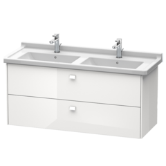 Duravit Brioso BR414402222 Тумба под раковину 1220x469х563 мм, с 2 выдвижными ящиками, цвет белый глянц 22 (для 033213) фото
