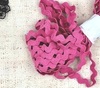 Тесьма Вьюнок хлопок, 10 мм, тёмно-розовый