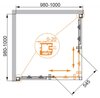Cezares ANIMA-W-A-2-100-C-CR Душевой уголок, цвет: хром