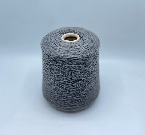 Бобинная пряжа (пр.Италия) art-Mongolia 2/700 350м/100гр, 70% Меринос, 20%Як, 10%Шелк цвет-Серо-голубой,неоднотонный, арт.33728