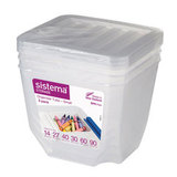 Набор органайзеров Storage 1,3 л (3 шт.), артикул 70013, производитель - Sistema