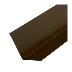 Планка примыкания для гибкой черепицы (RAL 8017) корич. шоколад (2 м)