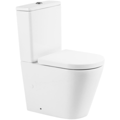 BelBagno Flay-R BB2149CPR/BB2149T/BB865SC Унитаз-компакт безободковый, цвет: белый фото