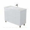 Aquanet 365919 Тумба с раковиной Nova Lite 2.0 110 напольная цв. белый глянец (365919)