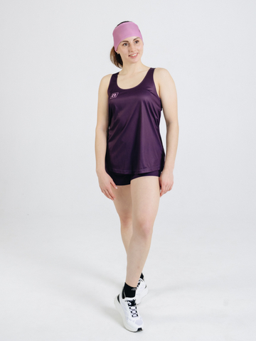 Женская беговая майка Noname Free Running Top 25 WOS lilac