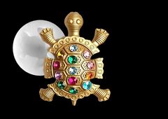 Силиконовый молд брошь Черепаха