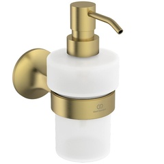 Ideal Standard La Dolce Vita T5510A2 Дозатор для жидкого мыла с держателем, матовое стекло, для настенного монтажа, с крепежом фото