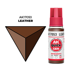 AK Interactive Leather Quick Gen - контрастная акриловая краска, 18 мл