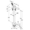 Kludi Ambienta 535900575 Смеситель для ванны напольный, цвет: хром