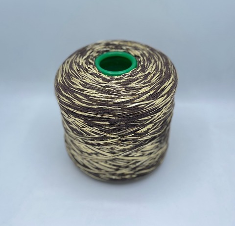 Luxury Production by Ri.Go (пр.Италия), art-Emporium, 180м/100гр, 90%Меринос,8%Полиэстер(фольга), 2%Полиамид , цвет-Коричневый+золото(141/611) ,арт.32222