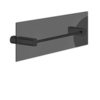 Gessi Rilievo 59562#299 Полотенцедержатель, 30 см, цвет: nero XL