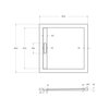 Cezares TRAY-LEGS-AS-06 Душевой поддон