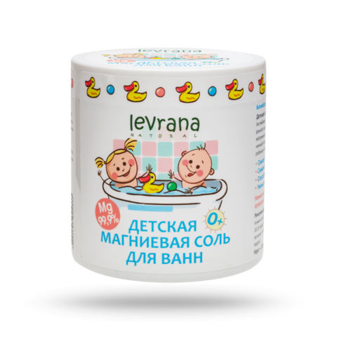 Levrana Детская соль магниевая для ванн, 0+, 500 г