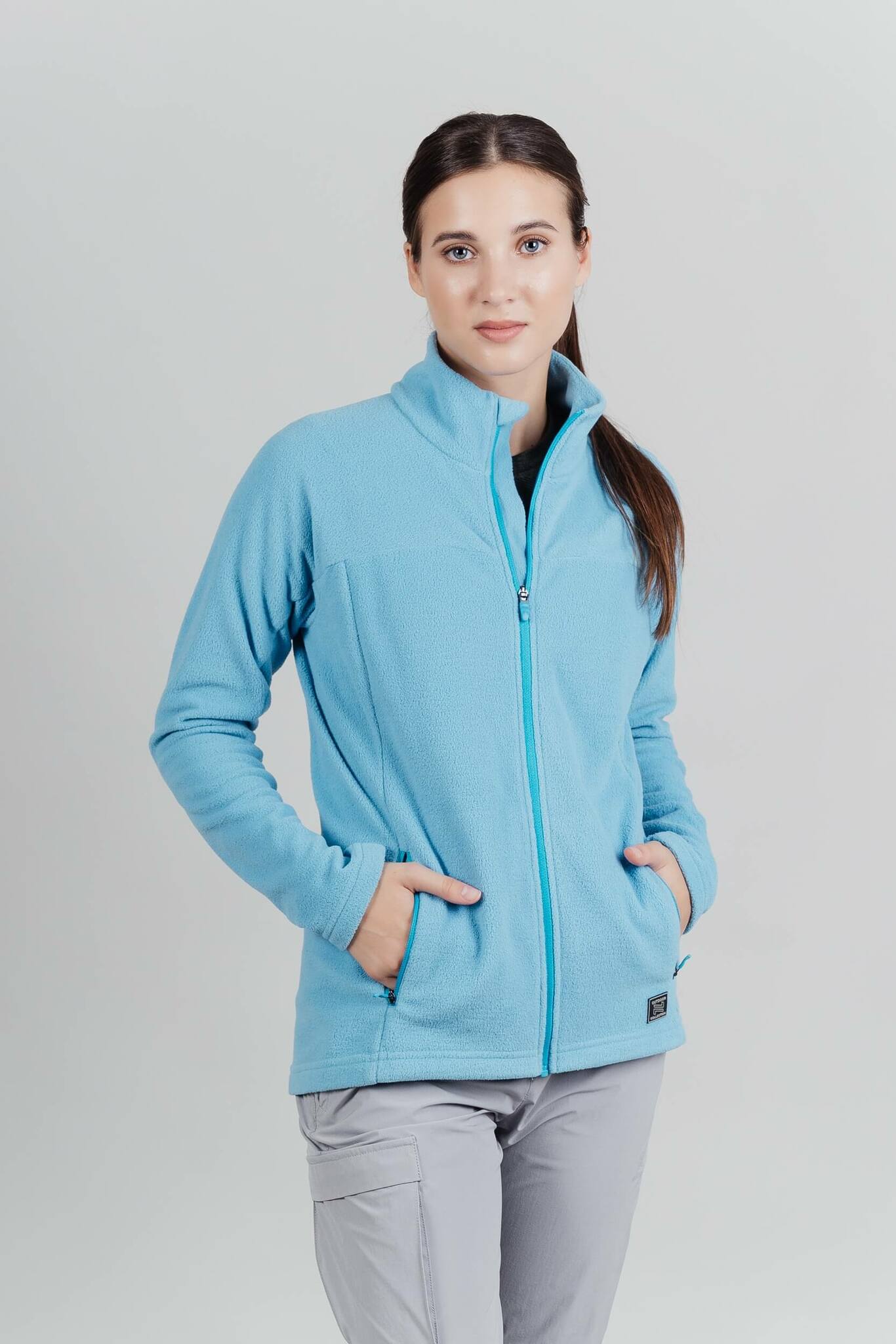 Женская флисовая толстовка Nordski Fleece бирюзовый - 2