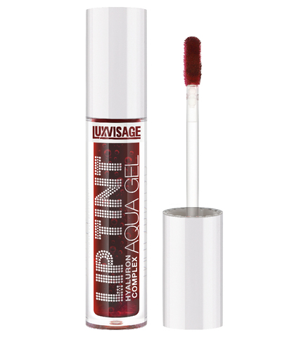 LuxVisage Тинт для губ с гиалуроновым комплексом LIP TINT AQUA GEL тон 04 Rosewood 3.4г