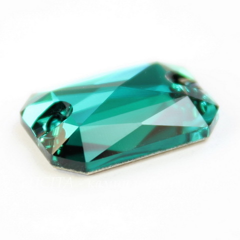 3252 Пришивные стразы Сваровски Cut Emerald (14х10 мм)