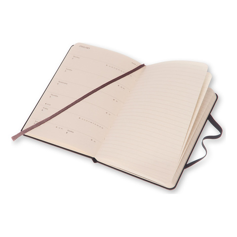 Еженедельник Moleskine Classic Wknt Large, цвет черный