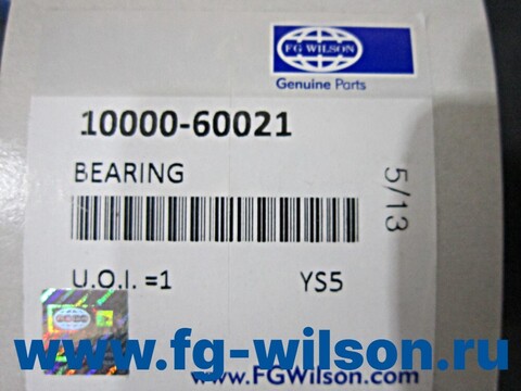Подшипник основного генератора / Bearing АРТ: 10000-60021