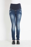 Джинсы для беременных (SLIM) 07889 синий