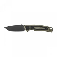 Фото Автоматический складной нож Kershaw Launch 16, сталь CPM-M4 Cerakote, рукоять алюминий/trac-tec, оливковый