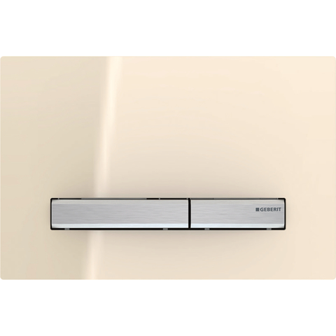 Geberit Sigma 115.788.TG.2 Смывная клавиша, для двойного смыва, цвет металлический хромированный: хромированный черный, песочный