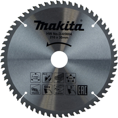 Пильный диск универсальный 210x30x2.4/1.6x60T Makita D-65604