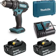 Аккумуляторная ударная дрель-шуруповёрт Makita DHP482RFE