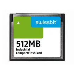 Карта памяти промышленная Swissbit 512MB Industrial Compact Flash, C-500, SLC Flash, -40C ~ 85C