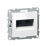Розетка компьютерная RJ45 категория 5e UTP - Legrand SUNO - Белый — фото 3