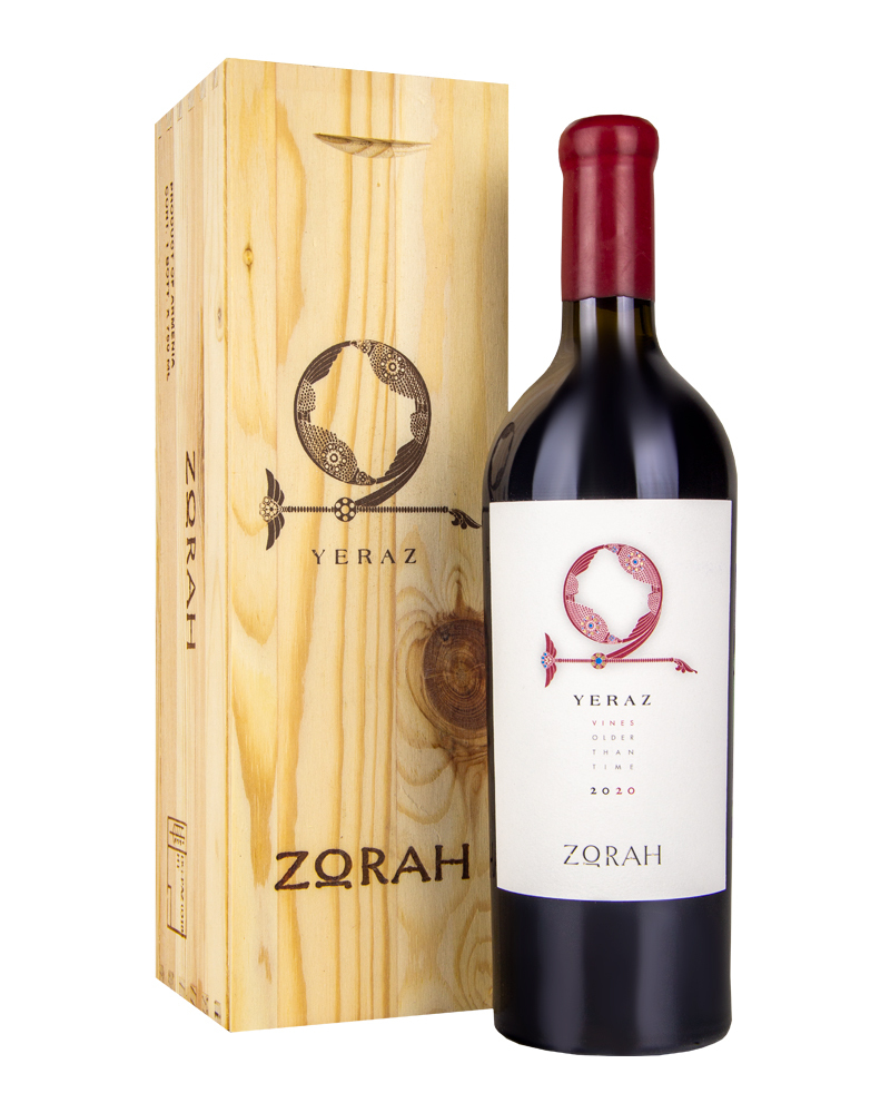 Вино Zorah Ераз Красное Сухое Выдержанное 2020 г.у. 12,5%, 0,75 л, в деревянном ящике, Армения