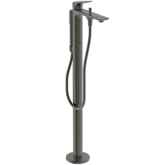 Ideal Standard La Dolce Vita BD673A5 Однорукоятковый напольный смеситель для ванны/душа PVD Magnetic Grey (Магнит) фото