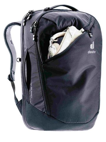 Картинка рюкзак городской Deuter Carry On 30 black - 9