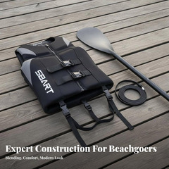 Водный страховочный жилет Skully Sbart V5005 black-grey неопреновый - 2