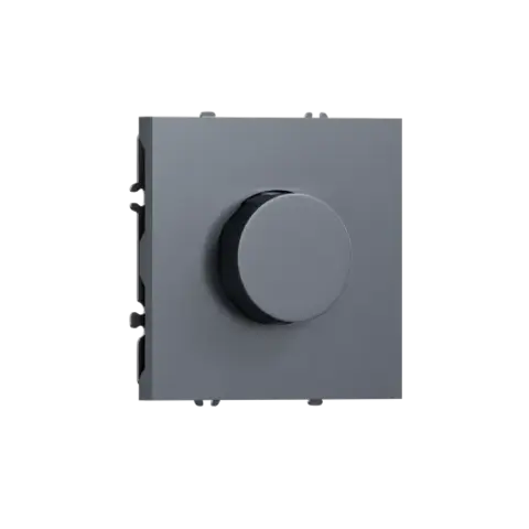 Светорегулятор Triac поворотный, LED, 200 Вт, сталь DONEL S08