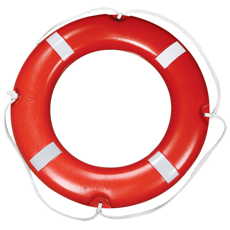 Lalizas lifebuoy ring solas med, with reflective tape