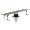 Hutterer&Lechner HL 50FV.0/120 Плоский душевой лоток без решетки, выпуск вертикальный, монтажная высота 31 мм, длина 1200 мм, DN 50