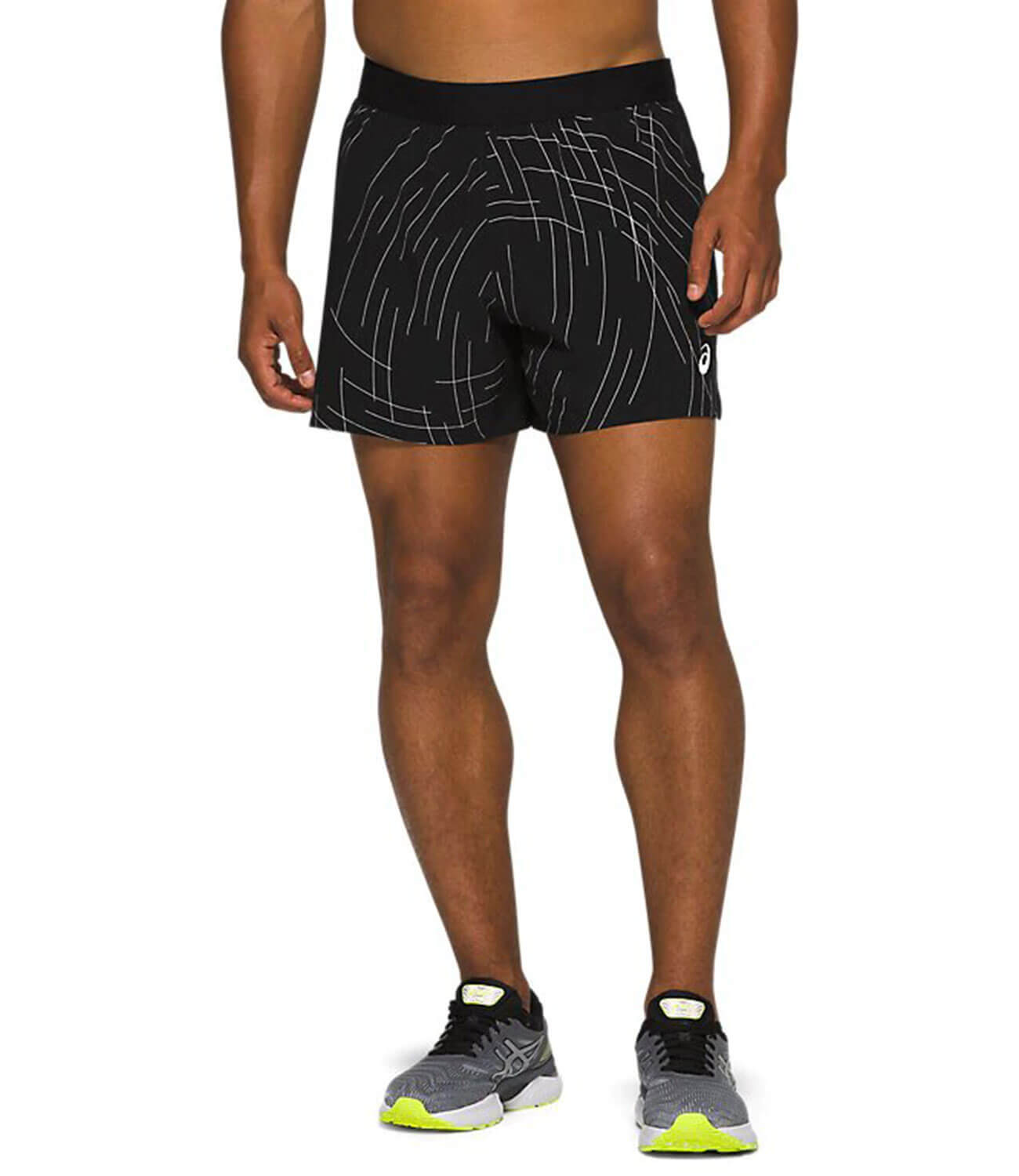 Asics Night Track Short шорты для бега мужские черные