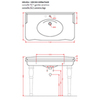 ArtCeram Hermitage HEL004 01 00/ EE13 BI*1 Раковина-консоль, 112x63, цвет: белый