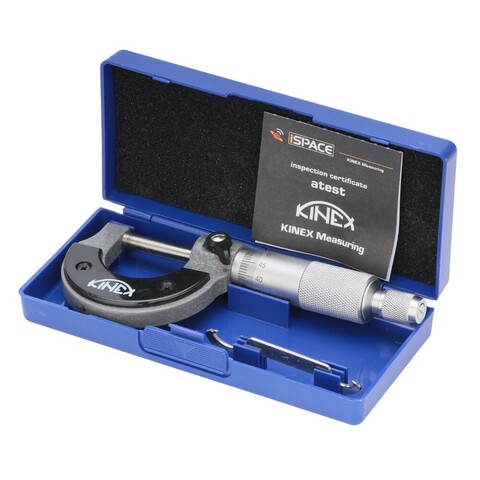 Микрометр МК 0-25мм DIN863 0,01мм Kinex K-Met 7002