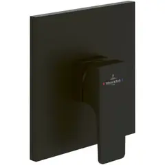 Villeroy&Boch Square TVS125002000K5 Однорычажный смеситель скрытого монтажа, цвет: чёрный (ДО ОКОНЧАНИЯ ОСТАТКОВ) фото