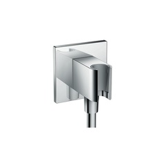 Hansgrohe Fixfit Porter Square 26486000 Шланговое подсоединение с держателем фото