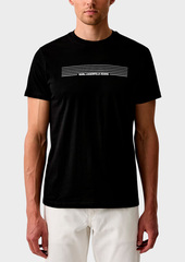 Футболка KARL LAGERFELD JEANS Slim Stripes Logo Tee