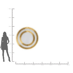 Зеркало Solare Gold Ø132 см