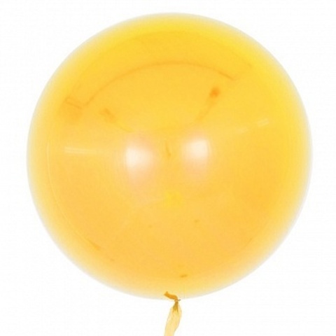 Шар К Deco Bubble (Бабл), 18''/46 см, Глянец, Желтый, 1 шт.