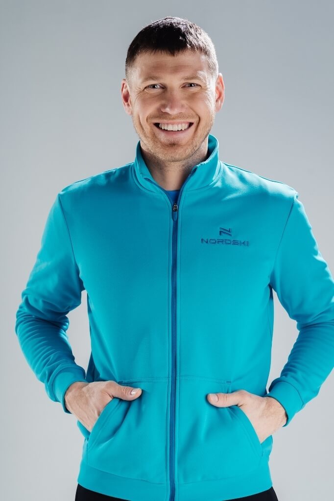 Nordski Zip спортивная толстовка мужская dark breeze