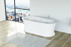 BelBagno BB300 Отдельностоящая акриловая ванна, цвет: белый фото