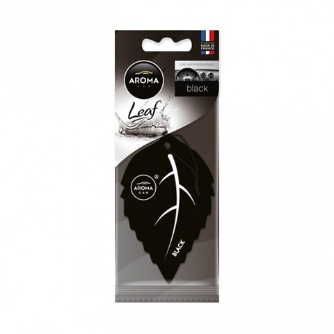 AROMA CAR Ароматизатор картонный LEAF AROMA CAR Black